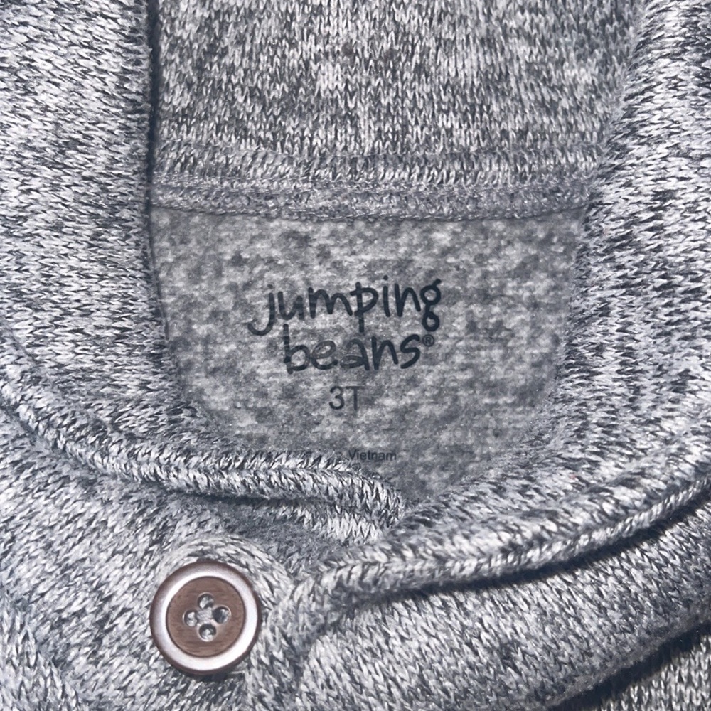 Jumping Beans size 3T cowl neck toddler boys knit sweatshirt.